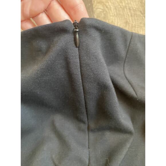 Chicos Womens Size US 10 Black Pencil Skirt A-Line Minimalist Career Office Work - Picture 4 of 10